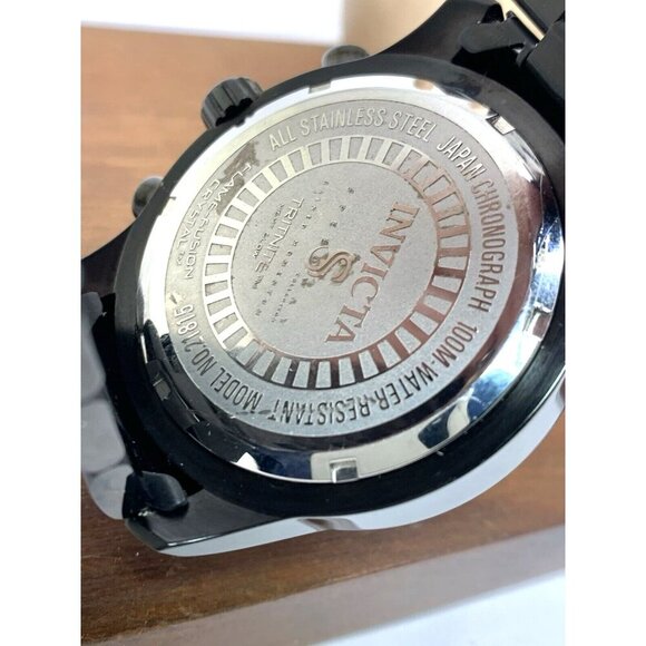 Invicta Men's Watch 21815 Speedway Quartz Black White Dial Stainless Steel 48mm - Picture 7 of 15